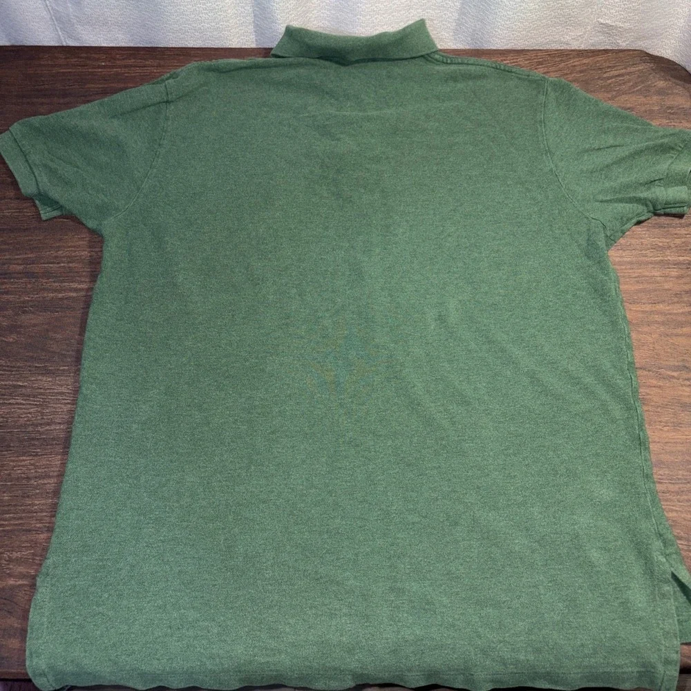 Polo Ralph Lauren Men's XL Short Sleeve Polo Green Purple Pony Cotton